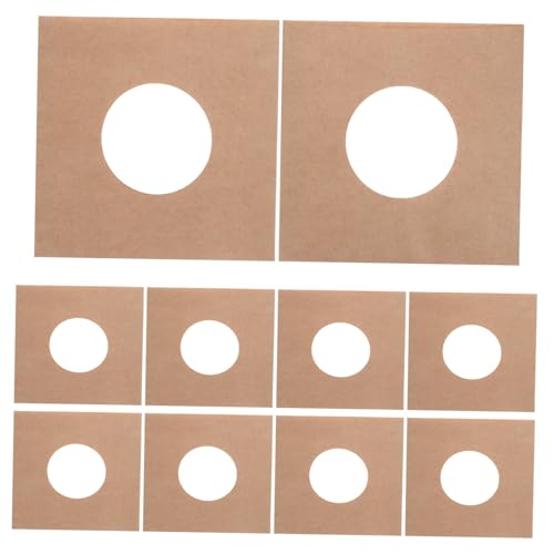 DECHOUS 10 Stück Schallplattenpapier-innenhüllen, Schallplattenpapierhüllen, Albumcover, Vinyl-jackenhüllen, Papp-schallplattenhüllen Für Die Aufbewahrung Von 7-zoll-vinyl DECHOUS 10 Stück Schallplattenpapier-innenhüllen, Schallplattenpapierhüllen, Albumcover, Vinyl-jackenhüllen, Papp-schallplattenhüllen Für Die Aufbewahrung Von 7-zoll-vinyl von DECHOUS