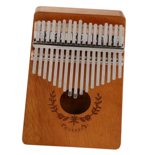 DECHOUS 1Satz Tasten Kalimba Daumenklavier Aus Tragbares Für Anfänger Kalimba Musikinstrument Natürlichem Farbton Mit Lernanleitung Und Stimmhammer von DECHOUS