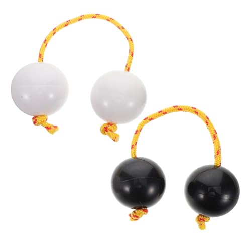 DECHOUS 2 Paar Maracas Musikinstrument Schüttelbälle Musikball Shaker Musikball Shaker Instrument Musikalisches Schüttelballinstrument Rhythmusbälle Shaker Für Anfänger Handshaker Sand von DECHOUS