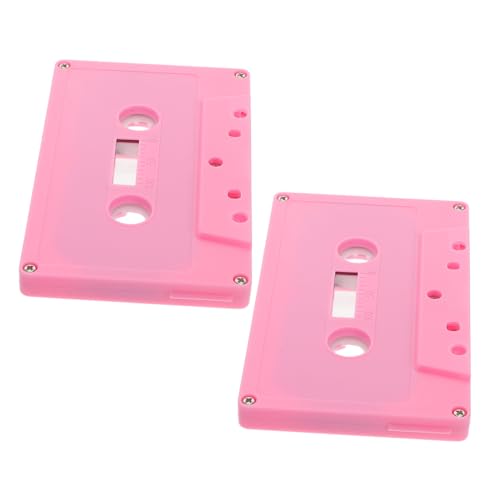 DECHOUS 2 Stück Retro-Kassette party dekoration Kassettenband leere Kassette Hip-Hop-Kassetten Audiokassetten Musikkassetten Plastik Rosa DECHOUS 2 Stück Retro-Kassette party dekoration Kassettenband leere Kassette Hip-Hop-Kassetten Audiokassetten Musikkassetten Plastik Rosa von DECHOUS