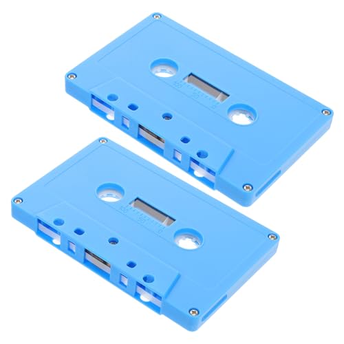 DECHOUS 2 Stück Retro-kassette Leere Tonbänder Kassettenband Leer Audiokassetten Hip-hop-kassetten Musikkassetten Leere Kassette Sky-blue Plastik DECHOUS 2 Stück Retro-kassette Leere Tonbänder Kassettenband Leer Audiokassetten Hip-hop-kassetten Musikkassetten Leere Kassette Sky-blue Plastik von DECHOUS
