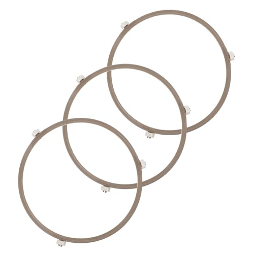 DECHOUS 6 Stk Mikrowellen-plattenspieler Drehbarer Ständer Mikrowellen-drehteller-tellergestell Mikrowellen-walzenring-plattenschale Rotieren Glas Tablett Weiß Plastik DECHOUS 6 Stk Mikrowellen-plattenspieler Drehbarer Ständer Mikrowellen-drehteller-tellergestell Mikrowellen-walzenring-plattenschale Rotieren Glas Tablett Weiß Plastik von DECHOUS