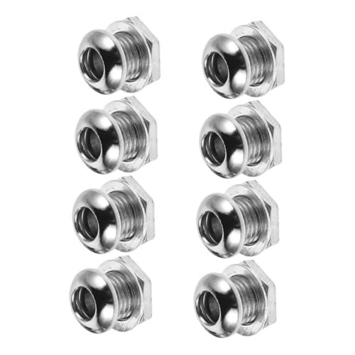 DECHOUS 8 Stück Snare -trommelschrauben Trommel-luftloch-hardware Schlagzeug-percussion-part Zubehör Für Snare-drum-luftlöcher Belüftungsteile Für Snaredrums Snaredrum-teile Silver Stahl von DECHOUS
