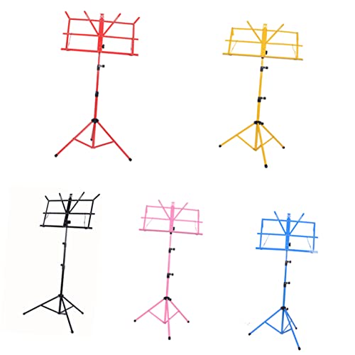 DECHOUS Blatt Musikstativ notenständern metallbau gilbe Musikständer Staffelei stehen Gitarren-Notenständer bücherregal halter für notenständer Yellow von DECHOUS