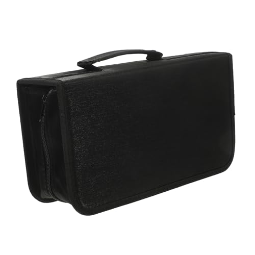 DECHOUS CD Tragetasche Kapazität Eleganter CD Halter Für Sicheren Schutz Für Zuhause Und Unterwegs Schlichte Schwarze Aufbewahrungsbox Für DVDs DECHOUS CD Tragetasche Kapazität Eleganter CD Halter Für Sicheren Schutz Für Zuhause Und Unterwegs Schlichte Schwarze Aufbewahrungsbox Für DVDs von DECHOUS