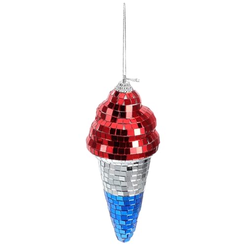 DECHOUS Eishängerkugel Spiegelkugel Dekorationen Disco-kugel-ornamente Discokugel, Spiegelkugel Kleine Discokugeln Discokugel Zum Aufhängen Hängenden Disco -ball Zinklegierung von DECHOUS