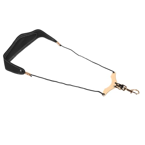 DECHOUS Halsband für Saxophon Klarinettengurt Saxophon Schultergurt Saxophongurt Halsband für Altsaxophon Halsband für Tenorsaxophon Kletterseil Black von DECHOUS