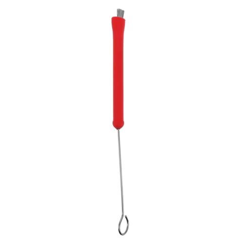 DECHOUS Jazztrommelbürste Cajon-bürsten Jazz-drum-besen Jazz-drum-bürste Aus Nylon Und Aluminium Dosen-debubbler-werkzeug Trompetenzieher Jazzpinsel Plastik Rot von DECHOUS