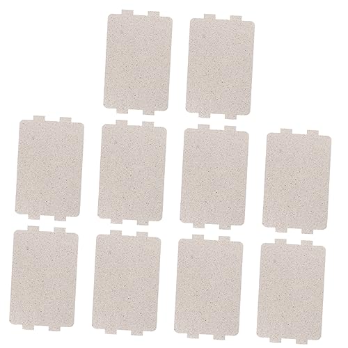DECHOUS Mikrowelle Platten Blätter 10pcs Abdeckung Ersatz Universal Mikrowelle Teile DECHOUS Mikrowelle Platten Blätter 10pcs Abdeckung Ersatz Universal Mikrowelle Teile von DECHOUS