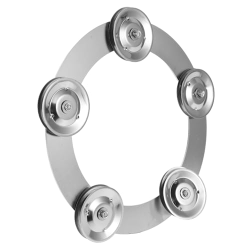 DECHOUS Satz Trommelbecken Schlagzeug-becken-werkzeug Tamburin-trommel Hi-hat-tamburin Trommel Tamburin Snare-tamburin Zubehör Für Trommeln Tamburin-ring Metall Silver DECHOUS Satz Trommelbecken Schlagzeug-becken-werkzeug Tamburin-trommel Hi-hat-tamburin Trommel Tamburin Snare-tamburin Zubehör Für Trommeln Tamburin-ring Metall Silver von DECHOUS