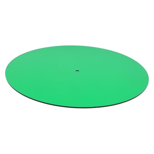 DECHOUS Schallplattenmatte Aus Vinyl Slipmat Für Schallplatten Plattenspielermatte Für Schallplatten Rekord-slipmat Anti-Vibrations-plattenspielermatte Vinyl-spielermatte Acryl Light Green DECHOUS Schallplattenmatte Aus Vinyl Slipmat Für Schallplatten Plattenspielermatte Für Schallplatten Rekord-slipmat Anti-Vibrations-plattenspielermatte Vinyl-spielermatte Acryl Light Green von DECHOUS