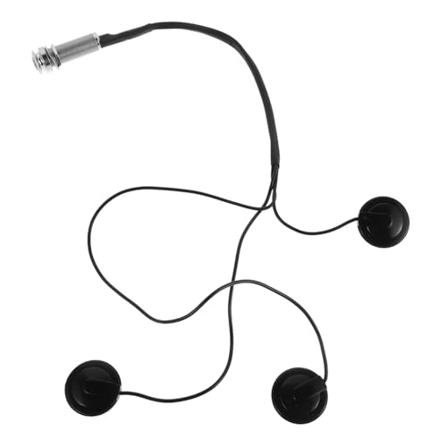 DECHOUS Tonabnehmer Für Harfe Blues Mundharmonika Kick Drum Patch Mini Tonabnehmer Für Akustikgitarre Mini Humbucker Tonabnehmerringe Stimmgerät Für Blasinstrumente Piezo Mikrofon von DECHOUS