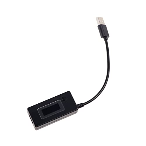 DECHOUS USB Spannungsstromprüfgerät Mit LCD Anzeige Tragbarer Tester Für Spannung Strom Von Smartphones Powerbanks Schwarz von DECHOUS