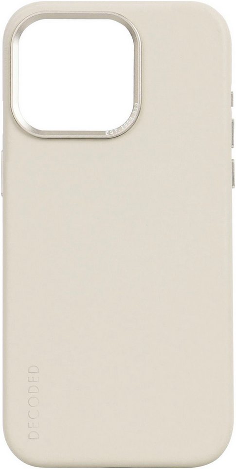 DECODED Smartphone-Hülle Leather Backcover für iPhone 15 Pro 15,5 cm (6,1 Zoll) von DECODED