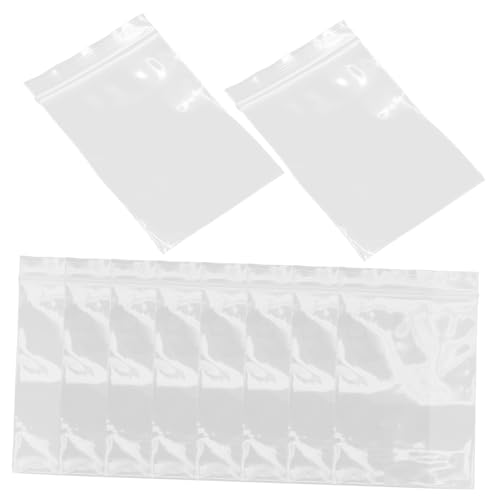 DECOMELODY 100 Stück -beutel Wiederverschließbar Taschen Mason Vakuum Groß Paketzubehör Liefert Kleine Mailer Verpackungstasche Klare Versandsäcke Klarer Mailer Lagerbeutel Sport von DECOMELODY