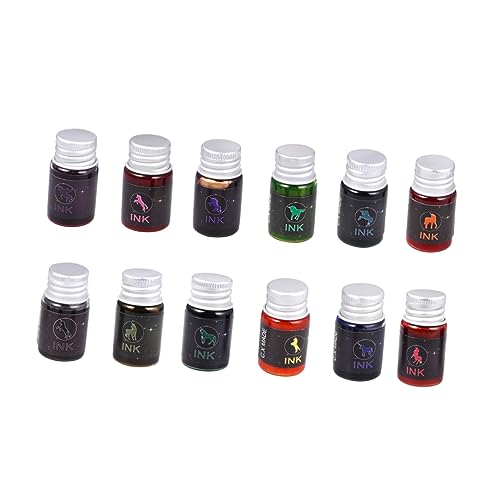DECORNIJIA 1 Satz 15 Stücke Kristall-Signatur-Stift-Kit schreibkladde glasmalstifte met geschenkset Glasfeder Set einzigartiger Tintengeschenkstift Vintage Dip Pen zum Schreiben Violett von DECORNIJIA