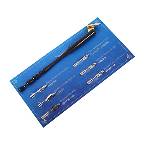 DECORNIJIA 1 Satz Tauchstift Aus Holz Schule Markierungen Für Dip-pen-kit Kalligraphie Dip Stift Dip-stift Tauchstift Üben Malerei Tauchstift Black Acryl von DECORNIJIA