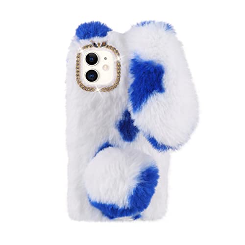 DECORNIJIA 1 Stück Cartoon-Telefonabdeckung Handyschale Plüsch Handyschale TPU Kuschelige Handytasche Plüsch Handyschale Plüsch-Telefonabdeckung schützende Telefonhülle Smartphone-Hülle Blue DECORNIJIA 1 Stück Cartoon-Telefonabdeckung Handyschale Plüsch Handyschale TPU Kuschelige Handytasche Plüsch Handyschale Plüsch-Telefonabdeckung schützende Telefonhülle Smartphone-Hülle Blue von DECORNIJIA