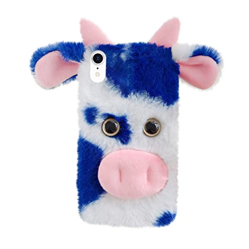 DECORNIJIA 1 Stück Handyhülle süß gehäuse Kuh-Telefonkasten Blue DECORNIJIA 1 Stück Handyhülle süß gehäuse Kuh-Telefonkasten Blue von DECORNIJIA