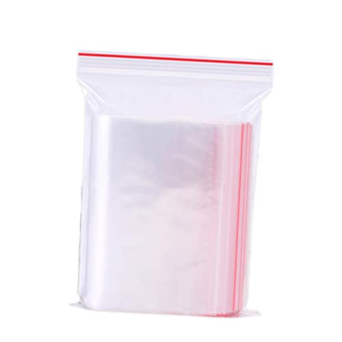DECORNIJIA 100 Stück -beutel Undurchsichtig Klare Verpackungsbeutel Kompressionspackungswürfel Tasche Mini-beutelverschließer Durchsichtige Beutel Zum Verpacken Vlies Griff Transparent von DECORNIJIA