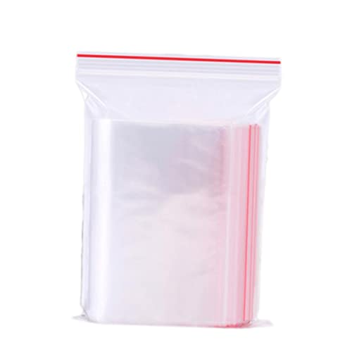 DECORNIJIA 100 Stück -beutel Versiegelung Große Aufbewahrungstaschen Vakuumversiegelerbeutel Luftdicht Mini-beutelverschließer Wiederverschließbar Vakuumsiegeltasche Netz Transparent von DECORNIJIA