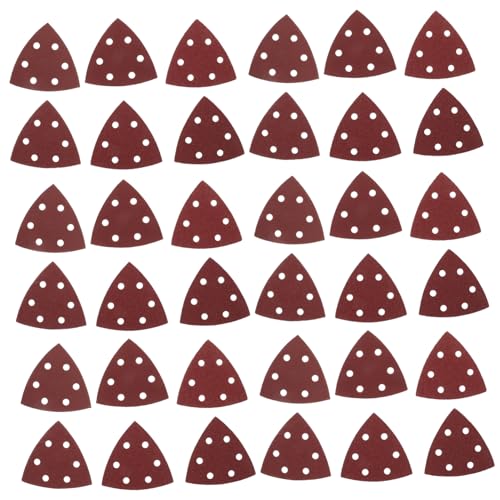 DECORNIJIA 120-teiliges Schleifpapierblatt Für Elektrische Schleifmaschinen, Dreieckiges Schleifpapier Für Metall Und Automobile, Hohe Körnung Zum Feinpolieren, Schleifpapier Mit Glatter DECORNIJIA 120-teiliges Schleifpapierblatt Für Elektrische Schleifmaschinen, Dreieckiges Schleifpapier Für Metall Und Automobile, Hohe Körnung Zum Feinpolieren, Schleifpapier Mit Glatter von DECORNIJIA