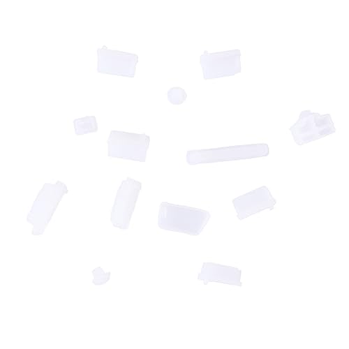 DECORNIJIA 13 Stück Stecker Abdeckung Ladeanschlussschutz Transparent DECORNIJIA 13 Stück Stecker Abdeckung Ladeanschlussschutz Transparent von DECORNIJIA