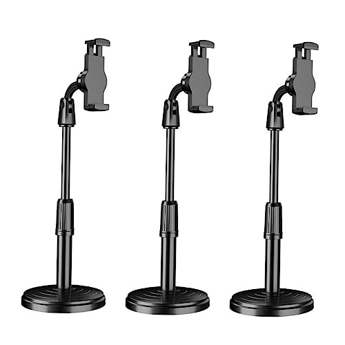 DECORNIJIA 3 Stück 360 Mobiltelefonständer Kombination Handy Steht Vor Telefonständer Für Zuhause Telefon-live-Halterung Angepasste Telefonhalterung Handyständer Black Plastik DECORNIJIA 3 Stück 360 Mobiltelefonständer Kombination Handy Steht Vor Telefonständer Für Zuhause Telefon-live-Halterung Angepasste Telefonhalterung Handyständer Black Plastik von DECORNIJIA