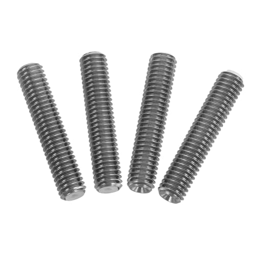 DECORNIJIA 4 Stück Druckergewinderohr Düsenkit PTFE-Rohrkupplung Labor-Dosiernadeln integrierte Düse Nadeldüse Werkzeug zum Entfernen der Düse Stahldüsen Extruderdüsen Rostfreier Stahl Silver von DECORNIJIA
