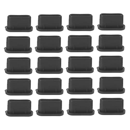 DECORNIJIA 40 Stück Typ-c-staubstopfen Für Schutz Handy, Mobiltelefon Stecker USB Abdeckung Staubdicht Black Kieselgel DECORNIJIA 40 Stück Typ-c-staubstopfen Für Schutz Handy, Mobiltelefon Stecker USB Abdeckung Staubdicht Black Kieselgel von DECORNIJIA