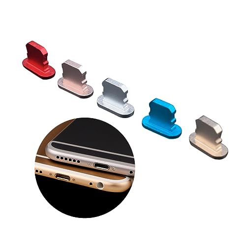DECORNIJIA 5 Stück Staubes Bestehender Metallzubehör USB Schutz Telefonanschlussabdeckung Stecker Telefon Anschließen DECORNIJIA 5 Stück Staubes Bestehender Metallzubehör USB Schutz Telefonanschlussabdeckung Stecker Telefon Anschließen von DECORNIJIA