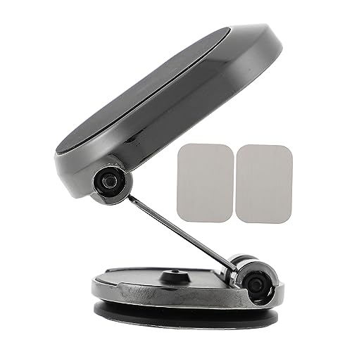 DECORNIJIA Handyhalter Montieren Faltbar Magnet Zelle Multifunktional Autotelefonhalter Halterung Für Autotelefon Klappbarer Telefonhalter Handy-navigationshalter Black Legierung von DECORNIJIA