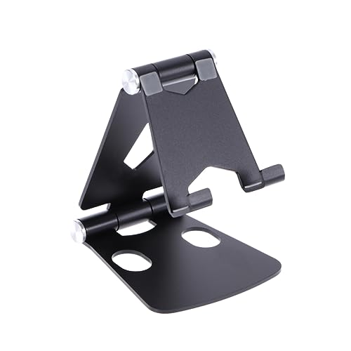 DECORNIJIA Klappbarer Handyständer Handy, Mobiltelefon tragbar handyhalterung handyhalter für den Tisch Mobiltelefonständer Kleiner Telefonständer Telefonhalter für Schreibtisch Schwarz DECORNIJIA Klappbarer Handyständer Handy, Mobiltelefon tragbar handyhalterung handyhalter für den Tisch Mobiltelefonständer Kleiner Telefonständer Telefonhalter für Schreibtisch Schwarz von DECORNIJIA