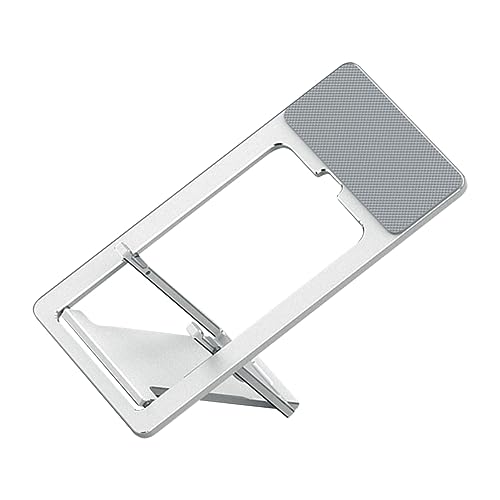 DECORNIJIA Klappbarer Handyständer Telefonständer Verstellbar Telefonhalter Montieren Tablet-Halter Faltbar Halterung Für Mobile Tablets Büro Zelle Falten Kieselgel Silver DECORNIJIA Klappbarer Handyständer Telefonständer Verstellbar Telefonhalter Montieren Tablet-Halter Faltbar Halterung Für Mobile Tablets Büro Zelle Falten Kieselgel Silver von DECORNIJIA