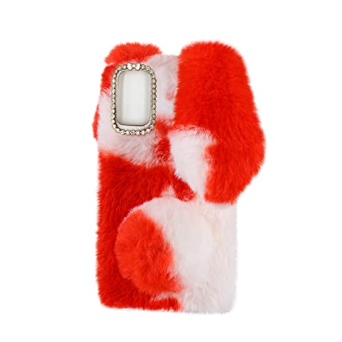 DECORNIJIA Plüsch Handykoffer Hülse Handyhülle mit Riemen Hase Fell Griff Schutz Handytasche Smartphone-Hülle Flauschige Handyhülle dekorative Handyhülle Telefonkoffer rot DECORNIJIA Plüsch Handykoffer Hülse Handyhülle mit Riemen Hase Fell Griff Schutz Handytasche Smartphone-Hülle Flauschige Handyhülle dekorative Handyhülle Telefonkoffer rot von DECORNIJIA