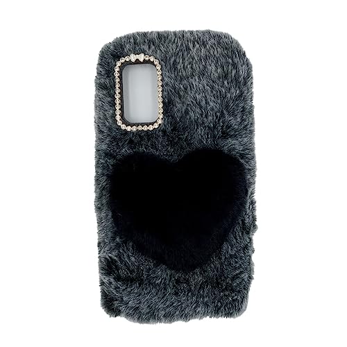 DECORNIJIA Plüsch Handykoffer handyhülle Telefon schutzhülle Grey DECORNIJIA Plüsch Handykoffer handyhülle Telefon schutzhülle Grey von DECORNIJIA