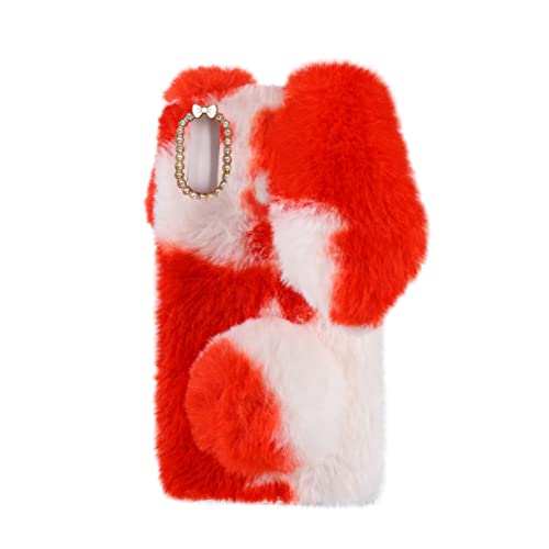 DECORNIJIA Plüsch-Telefonabdeckung Flauschige Handyhülle dekorative Handyhülle Telefon weichere Hülle schützende Telefonhülle Cartoon-Telefonschale Handy Abdeckung Smartphone-Hülle rot DECORNIJIA Plüsch-Telefonabdeckung Flauschige Handyhülle dekorative Handyhülle Telefon weichere Hülle schützende Telefonhülle Cartoon-Telefonschale Handy Abdeckung Smartphone-Hülle rot von DECORNIJIA