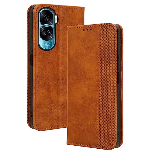 DEDUX Flip Hülle für Honor 90 Lite, Retro Leder Brieftasche Abdeckung Magnetverschluss Folio Ständer Kartensteckplätze Handyhülle. Braun DEDUX Flip Hülle für Honor 90 Lite, Retro Leder Brieftasche Abdeckung Magnetverschluss Folio Ständer Kartensteckplätze Handyhülle. Braun von DEDUX