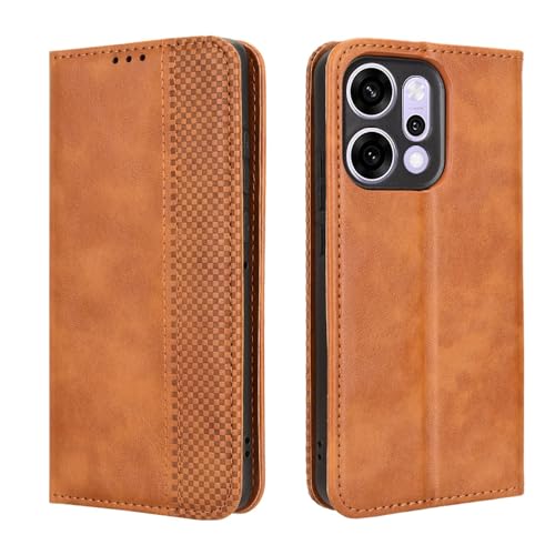 DEDUX Flip Hülle für Oppo Reno 14 Pro 5G, Retro Leder Brieftasche Abdeckung Magnetverschluss Folio Ständer Kartensteckplätze Handyhülle. Braun DEDUX Flip Hülle für Oppo Reno 14 Pro 5G, Retro Leder Brieftasche Abdeckung Magnetverschluss Folio Ständer Kartensteckplätze Handyhülle. Braun von DEDUX