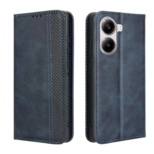 DEDUX Flip Hülle für Xiaomi Poco X7 Pro 5G, Retro Leder Brieftasche Abdeckung Magnetverschluss Folio Ständer Kartensteckplätze Handyhülle. Blau DEDUX Flip Hülle für Xiaomi Poco X7 Pro 5G, Retro Leder Brieftasche Abdeckung Magnetverschluss Folio Ständer Kartensteckplätze Handyhülle. Blau von DEDUX