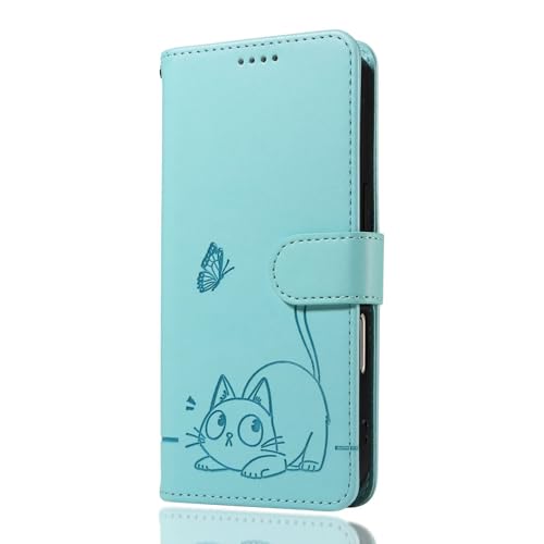 DEDUX Handyhülle für Huawei nova 14 Ultra 5G Hülle, Geprägt Süß Katze Schmetterling Motiv, Prämie Lederoptik Case mit Magnetverschluss, Elegante Schutzhülle. Grün DEDUX Handyhülle für Huawei nova 14 Ultra 5G Hülle, Geprägt Süß Katze Schmetterling Motiv, Prämie Lederoptik Case mit Magnetverschluss, Elegante Schutzhülle. Grün von DEDUX