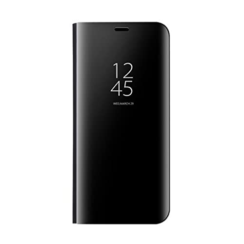 DEDUX Honor Magic 5 Lite 5G (Magic5 Lite) / X9a Clear View Stand Case, Handyhülle Tasche Flip Schutzhülle für Honor Magic 5 Lite 5G (Magic5 Lite) / X9a, schwarz von DEDUX