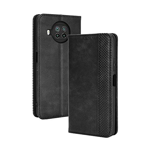 DEDUX Flip Hülle kompatibel mit Xiaomi Mi 10T Lite 5G, Retro Leder Brieftasche Abdeckung Magnetverschluss Folio Ständer Kartensteckplätze Handyhülle, Schwarz DEDUX Flip Hülle kompatibel mit Xiaomi Mi 10T Lite 5G, Retro Leder Brieftasche Abdeckung Magnetverschluss Folio Ständer Kartensteckplätze Handyhülle, Schwarz von DEDUX