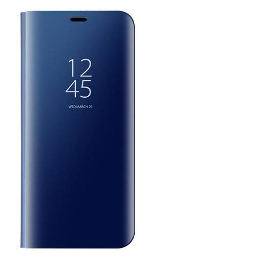 Dedux Samsung Galaxy A71 Clear View Stand Case, Handyhülle Tasche Flip Schutzhülle für Samsung Galaxy A71, blau von DEDUX