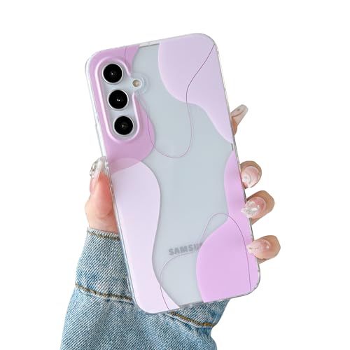 DEFBSC Kompatibel mit Samsung Galaxy S24 Plus Hülle, Transparentes Rückseite Handyhülle Linie Ästhetisch Design Weiche TPU Bumper Stoßfeste Kratzfest Klar Schutzhülle für Samsung Galaxy S24 Plus- Rosa DEFBSC Kompatibel mit Samsung Galaxy S24 Plus Hülle, Transparentes Rückseite Handyhülle Linie Ästhetisch Design Weiche TPU Bumper Stoßfeste Kratzfest Klar Schutzhülle für Samsung Galaxy S24 Plus- Rosa von DEFBSC