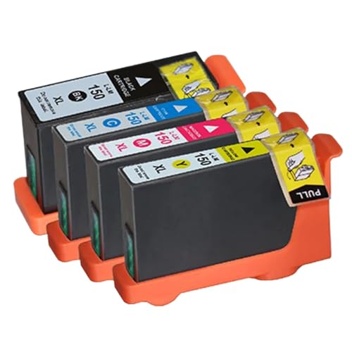 DEFIYAN LM150XL kompatible Tintenpatrone Kompatibel mit S315 S415 S515 Pro715 Pro915 Tintenstrahldrucker(1 Set(4 PCS)) von DEFIYAN