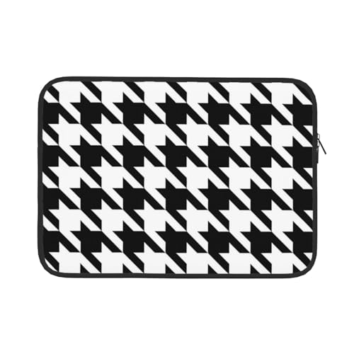 Hahnentritt Schwarz Gedruckt Laptop Sleeve Tasche 13 Zoll Wasserdicht Langlebig Laptop Fall Computer Tragetasche Notebook Tragetasche Hahnentritt Schwarz Gedruckt Laptop Sleeve Tasche 13 Zoll Wasserdicht Langlebig Laptop Fall Computer Tragetasche Notebook Tragetasche von DEHIWI