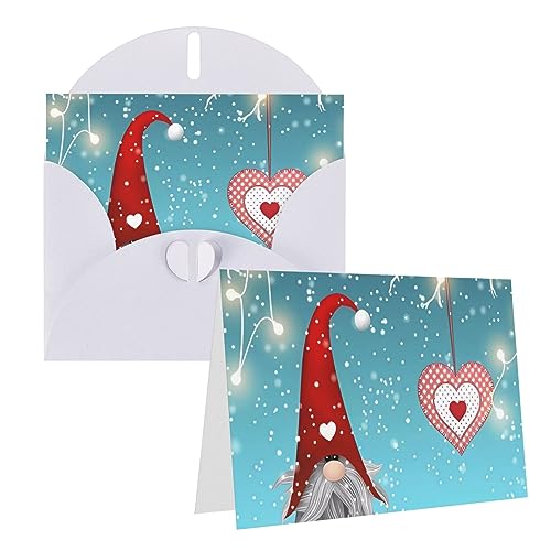 Traditionelle Weihnachts-Dankeskarten mit weißen Umschlägen, 10,2 x 15,2 cm, Grußkarten für alle Anlässe, Weihnachten, Urlaub, Hochzeit, Geburtstag von DEHIWI