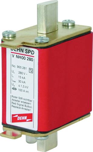DEHN 900261 Überspannungsableiter Typ 2 / 1-polig 280V AC für NH00-Sicherungssysteme Überspannung DEHN 900261 Überspannungsableiter Typ 2 / 1-polig 280V AC für NH00-Sicherungssysteme Überspannung von DEHN