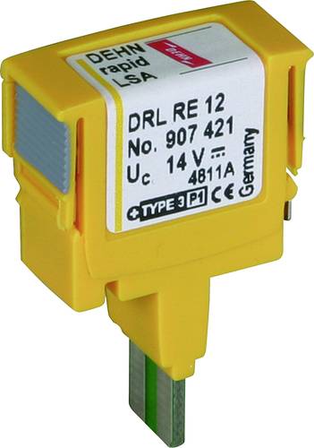 DEHN 907421 Überspannungsableiter DEHNrapid LSA Schutzstecker für 1 Doppelader Un 12V Überspannun von DEHN